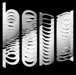 Kinetic text animation by motion designer Hannah Pohlmann Brand Design