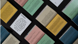 Inside pages of the Voltaire Magazin, designed by Hannah Pohlmann, with brutalist typography and copier-style effects for a document-like look. Brand Design