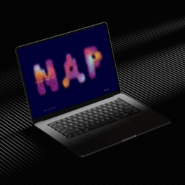 Brand and motion design for NAP by Hannah Pohlmann, with bold colors and animated typography to reflect the company’s bold approach to venture capital. Brand Design